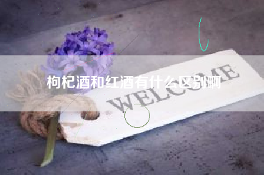 枸杞酒和紅酒有什么區(qū)別啊