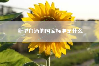 新型白酒的國(guó)家標(biāo)準(zhǔn)是什么