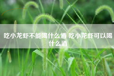 吃小龍蝦不能喝什么酒 吃小龍蝦可以喝什么酒