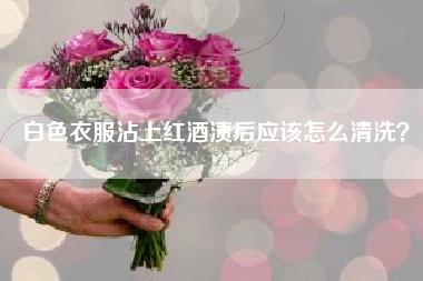 白色衣服沾上紅酒漬后應(yīng)該怎么清洗？