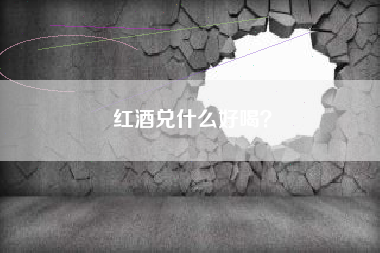 紅酒兌什么好喝？